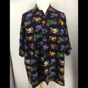 FOX SPEED RACING SHIRT XL MOTORCYCLE PRINT VTG